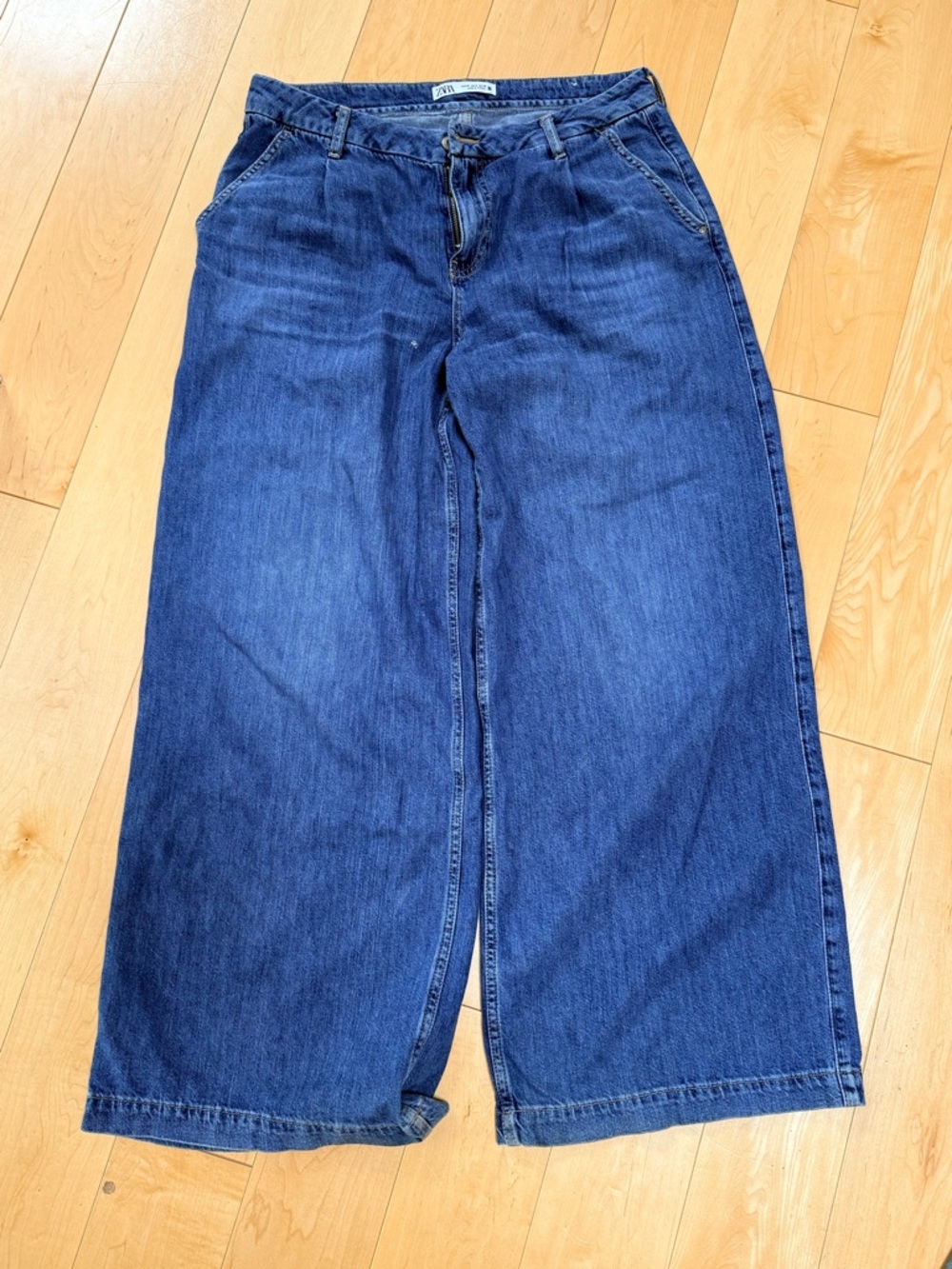 Wide Leg women  Jeans - Dark Blue